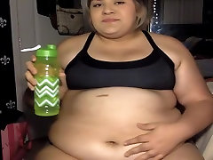 Chubby Water Bloat college girl