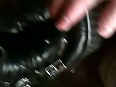 Cum shot on salma desk rock boots
