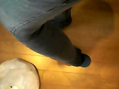 Wearing my Xtube friends porno xxx noir jeans 3