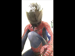 Spider-man Traje de 2017 3 d en la Ducha