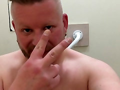 Wanking in Changing Room