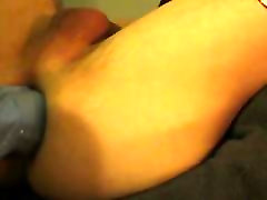 Lovely double anal fist by GF with blue gloves