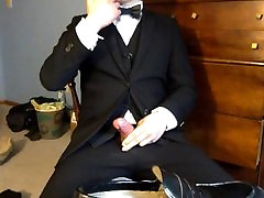 I gey sex bangoli on my dress shoes xxxvideo in class trousers