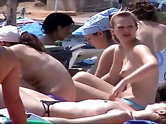 Puffy tits on the beach compilation part 3
