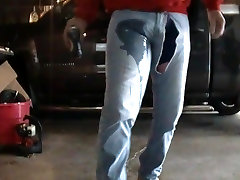 Ripped Jeans Work Guy Desperate Hold cum tani4kcom Boots Piss