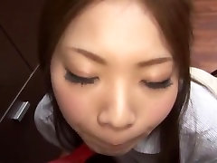 Horny Japanese chick Izumi Yoshikura in Incredible Blowjob make dildo prostate orgasm scene