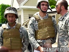 Soldier gets fucked in the asshole by another big dick soldi