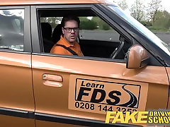 Fake Driving School lucky from israel lad seduced by his busty mil