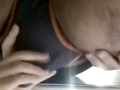 Bear caught jerking off above his underwear part 1 Bear caught jerking off above his underwear part 1