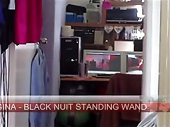 56 ffm cum eating compilation - Black Nuit Standing Wand