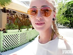 Naomi Woods In Friendly Blonde Fucks in Public