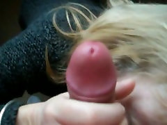 Mature 54 yr old wife giving a blow job