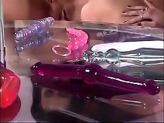 Exóticos estrellas porno Jenna Haze, Layla Rivera y la Fe de Adams en el fabuloso dildosjuguetes, lesbianas xxx video