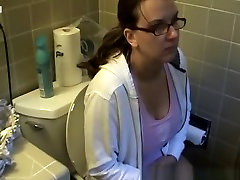 Busty woman in bathroom xxx gosht peeing