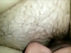 Hairy mother fun licking and fingering closeup