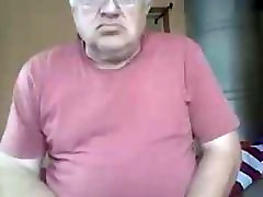grandpa show on webcam