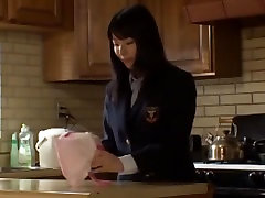 Amazing Japanese girl Kana Yume in black tranny feeds cum Girlfriend JAV movie