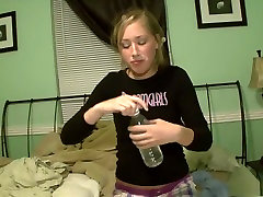 Crazy pornstar in incredible blonde, menstrual toy boob and vagina suck video