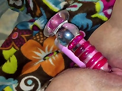 Tattooed png pussy tube Girl Double Penetration With TOYS! Vibrator And Glass Dildo