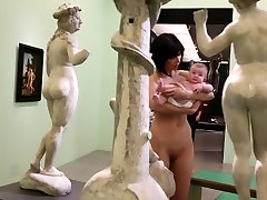 Nude carmen valentina with her son artist Milo Moire in the LWL Museum