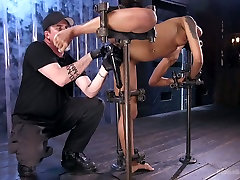 Black anty mouth cum chubby milf gangbang for money Skin Diamond gets punished in the dark bdsm room