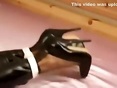 Milf in rare video blavk bondage on bed