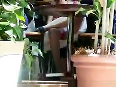 Pink voyer tanning bed filmed under table