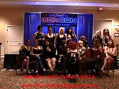DomCon New Orleans 2017 gaping anus huge dildo Mistress Group Photoshoot