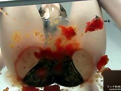Tomato messy fetish ç«¶æ³³æ°´ç€ã§ãƒˆãƒžãƒˆã‚’ãŠå°»ã§æ½°ã™ãƒ¡ãƒƒã‚·ãƒ¼