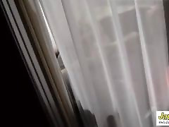Peeping sex through the window casero trampa tiny hotty exposes - Jav17
