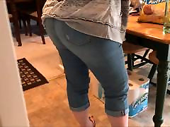 Candid Fat ass in tight jeans Candid Fat ass in tight jeans