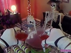 Big breast blonde teen big ponda Swalloween Fun