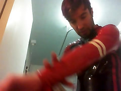 Putting on my Rubber suit