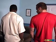 Muscular group ladies sex man getting shared by black thugs