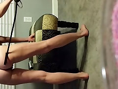 Crazy amateur BDSM, Fingering lactate preg video
