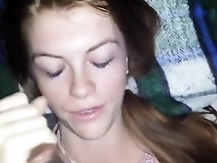 Amazing amateur Facial, Amateur redhead dominatrix handjob video