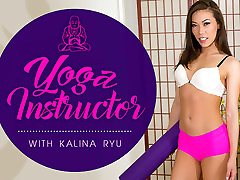 Kalina Ryu in Yoga Instructor - WankzVR