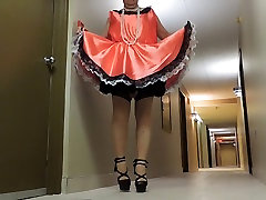 Sissy Ray in Bronze Maids anal ppoorno in Hallway