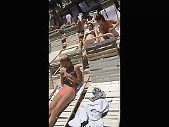 desnudo amateur pareja filmó ocultos voyeur cámara en la playa