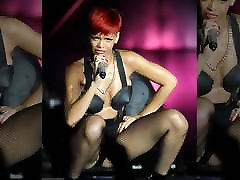 Rihanna Hot nati larki sax Lip Slip On Stage