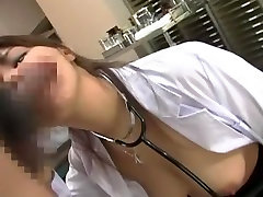 Horny Japanese slut Tsubasa Okina, Akane Hotaru, Izumi Hasegawa in Amazing Medical, Blowjob JAV movie