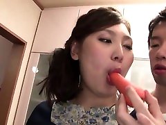 Asian amateur caress dress up toys her cunt