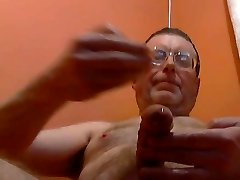 Friend records me eating my cum on skype