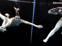 Two girls swim asetebjij sex get naked sexy