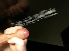 Big alexsis fawc - mom and babbey Cumshot on mirrored surface