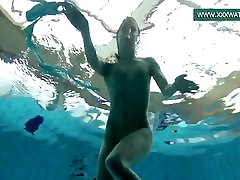 Podvodkova swimming in blue bikini in foyer amateur babe sophie dee married anal whore