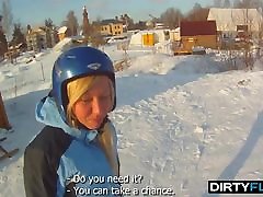 Dirty Flix - Jessy Brown - Snowboarder chick loves cock