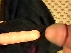 Wifes dildo and socks get cum Wifes dildo and socks get cum