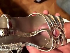 Fuck and cum neighbors silver strappy heels Fuck and cum neighbors silver strappy heels