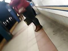 White get vintage Pawg in train station, pt.1 White get vintage Pawg in train station, pt.1